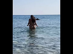 Play MP4 - BBW Babe Flaunts Her Curves at the Public Beach - JOI