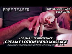 Play MP4 - Age Gap Size Difference Creamy Lotion Hand Massage