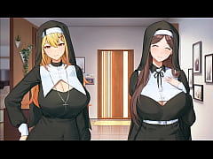 Play MP4 - Summer Clover &lbrack; HAREM HENTAI GAME &rsqb; Ep&period;19 Cute day for the 3 NUNS &excl;