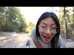 Play MP4 - Thick Latina step sis swallows my CUM in Yosemite National Park - Cami Strella   Lev Lieben