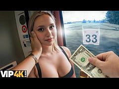 Play MP4 - HUNT4K&period; Blonde babe sucked a cock in the TRAIN STATION WC&excl;