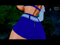 Play MP4 - Starfire gets horny during mission and is spied masturbating - Teen Titans