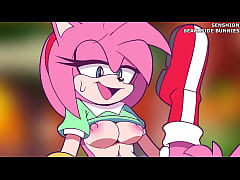 Play MP4 - Amy Rose X Amy Scissoring &lbrack;Beachside Bunnies & Senshion&rsqb;