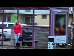 Play MP4 - Blonde fucked after picked up in public