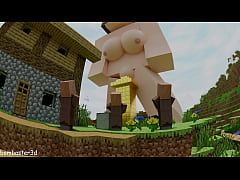 Play MP4 - Villagers build giant dick with cum system for giant Jenny