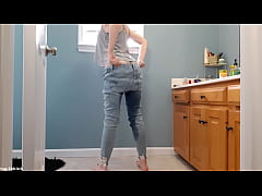 Play MP4 - Sage Eldritch Soaking Her Panties & Ripped Denim Jeans