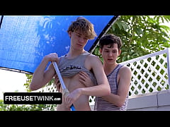 Play MP4 - Twink Gets His Hole Creamed for Doing Chores