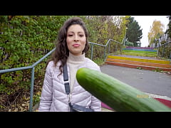 Play MP4 - Stranger Does Cucumber Deepthroat Challenge To Qualify To Suck My Big Girthy Dick
