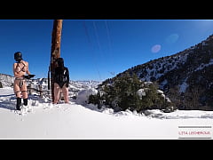 Play MP4 - Naked Slave Girl Flogged In The Cold Snow