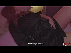 Play MP4 - Stepmom and stepson share a bed - Stepmom wakes up when stepson masturbates her pussy with a dick - Gives the best blowjob and gets a load of cum in his mouth and on his face