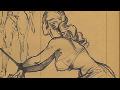 Play MP4 - vintage erotic illustration