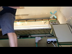 Play MP4 - Super sexy slim eighteen years old chick working in pear thongs and braless