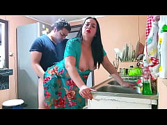 Play MP4 - Amateur couple has sex in the kitchen&period;