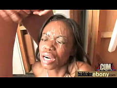 Play MP4 - Ebony gets fucked in all holes by a group of white dudes 16