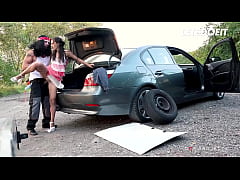 Play MP4 - Sexy Brunette Shrima Malati Needs A Car Fix But This Big Dick Stud Fixed Her Pussy Instead - LETSDOEIT