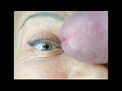 Play MP4 - Milf extremely close up cumshot on eye orgasm &period;