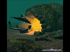 Play MP4 - 3D Comic&colon; Mermaid