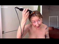 Play MP4 - Shaving All My Hair Off Ellie Rowyn