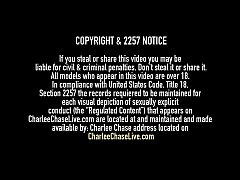 Play MP4 - Hot Mommy Charlee Chase & Kelsie Cummings Love Stroking Cock