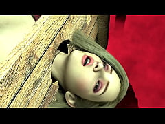 Play MP4 - Girl in Wooden Handcuffs Is Taking a Giant Ork Cock