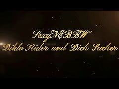 Play MP4 - Sexy BBW Dildo Rider and Dick Sucker - Preview