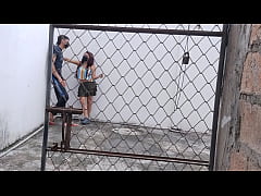 Play MP4 - Boyfriends meet to have a conversation and the girlfriend shows him her buttocks that he can fuck&period;