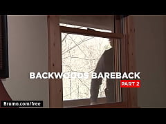 Play MP4 - Bryce with Sebastian Young Tom Faulk at Backwoods Bareback Part 2 Scene 1 - Trailer preview - Bromo