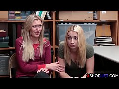 Play MP4 - Cute blonde teen paid with a pussy for stepmoms stealing