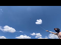 Play MP4 - A naked schoolboy launches a wind kite and tries to suck daddy's cock&comma; daddy ends up with ropes of hot cum