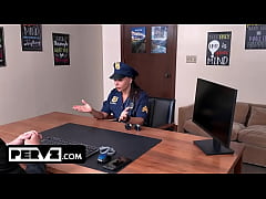 Play MP4 - Brandy&comma; the Dedicated Cop&comma; Gives a Private Blowjob to Save Her StepSon and Career