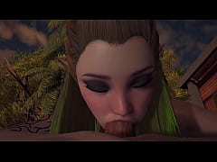 Play MP4 - Wood Elf sucking Wood in the Garden POV Blowjob &vert; 3D Porn