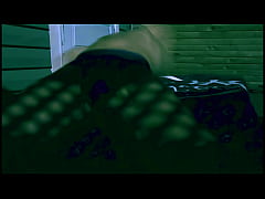 Play MP4 - Stretching on the Porxh at Night in Briefs and Lattice Shadow jun 25