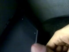 Play MP4 - Wanking over blonde on train