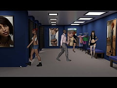 Play MP4 - An exhibitionist girl undressed in public&period; Hentai Game&colon; Kink Maker