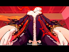 Play MP4 - Mavuika's Hot Pussy needs something wet to cool it down - Genshin Impact