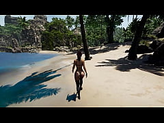 Play MP4 - A huge rock hard cock fills Lara's belly with sperm 3D Hentai Game