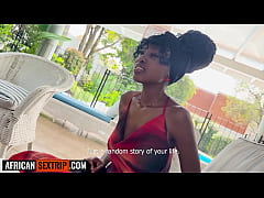 Play MP4 - Submissive Big Tits Black Teen Deep Throats BWC In Interracial Hookup