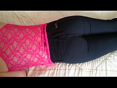 Play MP4 - While I rest in my hotel&comma; the cleaning man caresses my hairy pussy