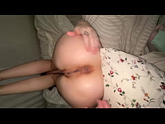 Play MP4 - My virgin anal was totally buffed with his tongue and I was fucked and filmed close up to cum fast