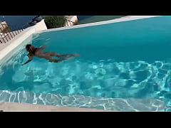 Play MP4 - Gorgeous Monika Fox Swims Naked In Pool In Beautiful Place &lpar;Free&rpar;