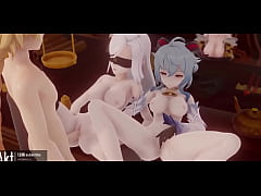 Play MP4 - Shenhe gets creampied by Aether