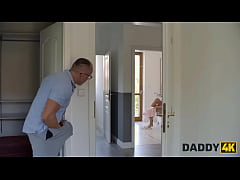 Play full 3GP - DADDY4K&period; Young skinny girl was so nice so she showed her boyfriend's StepDaddy what the real deepthroat is