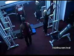 Play MP4 - Hidden camera films old guy fucking young latina in gym