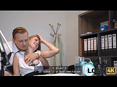 Play MP4 - LOAN4K&period; Blonde babe came to get a loan and got a huge cock in her mouth instead