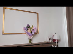 Play MP4 - The quiet one is embarrassed but shows the clothespins on his nipples