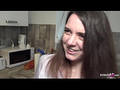 Play MP4 - Condom Off and Pussy Cum - German Girl MinaRockz let her Landlord fuck her