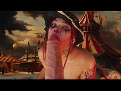 Play MP4 - HARLEY QUEEN STRETCHED HER CHEEKS WITH A GIANT DILDO&period; NOW YOU KNOW WHERE SHE GOT THOSE SCARS&period;