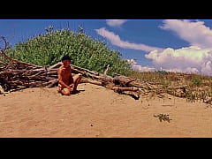 Play MP4 - this happens if naked pathetic white slave visit without penis cage public gay beach&comma; uninhibited jerk off&comma; CMNM