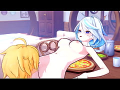 Play MP4 - Furina vacation sex - pussy licking and sex - genshin impact hentai fuck