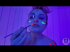 Play MP4 - 4K STRIPTEASE TWERK AVATAR LIGHT EFFECT RGB BODY PAINTING